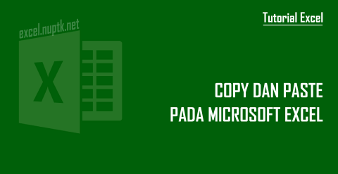 Copy dan Paste Pada Microsoft Excel